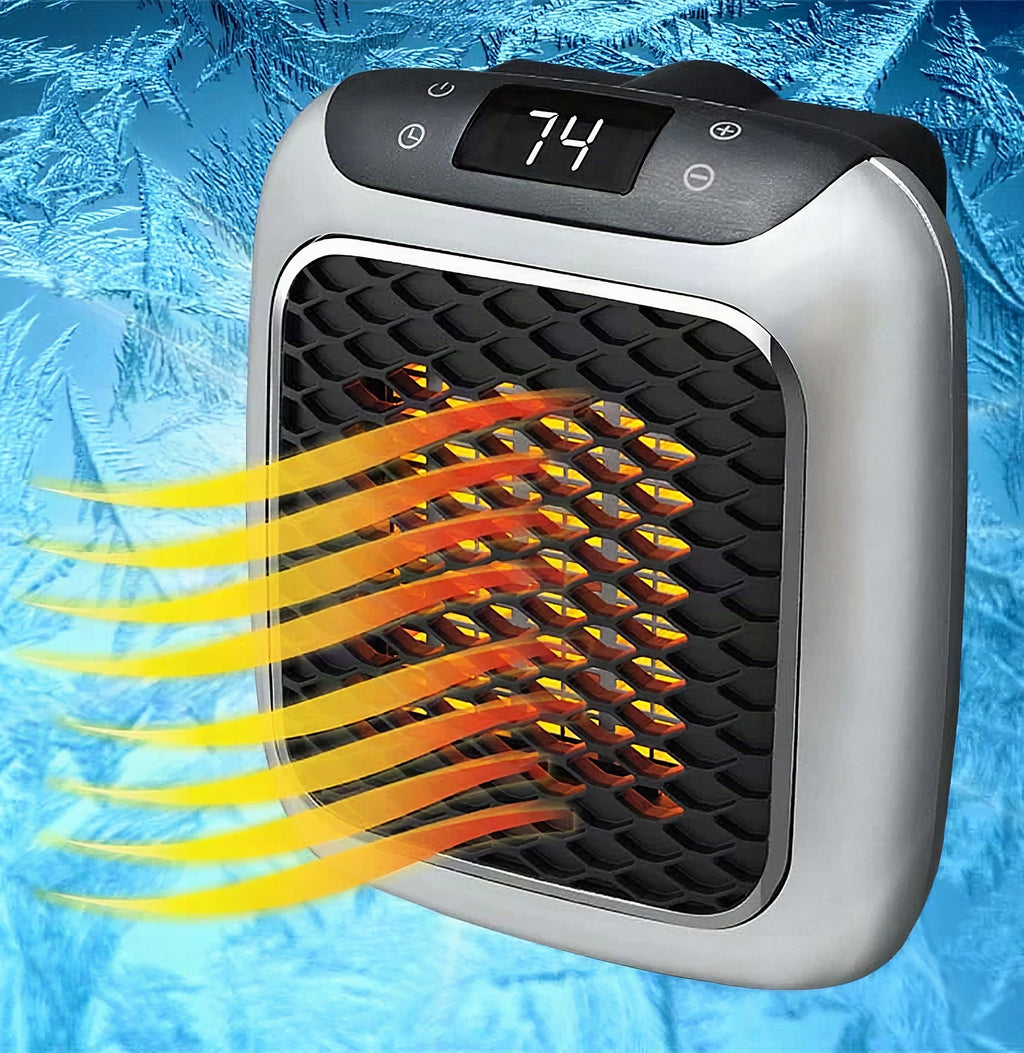 Calefactor portátil de bajo consumo