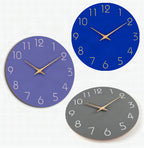 Reloj de pared silencioso de colores 30 cm