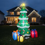 Adorno navideño LED inflable para fiestas brillantes