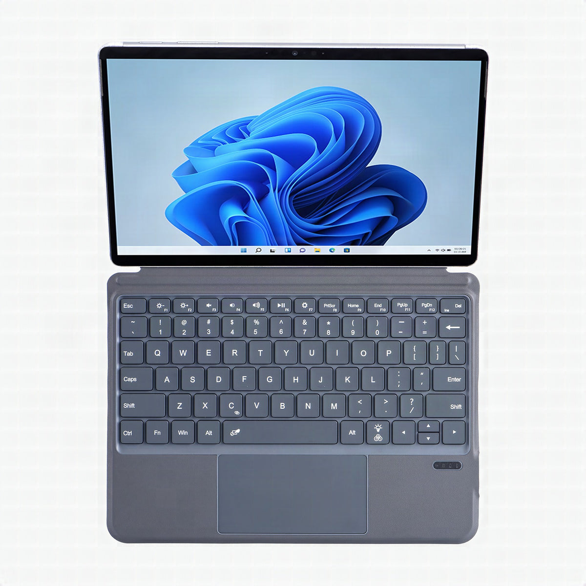 Teclado inalámbrico ergonómico con retroiluminación