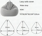 Funda de puf de lino de lujo – asiento ergonómico y elegante