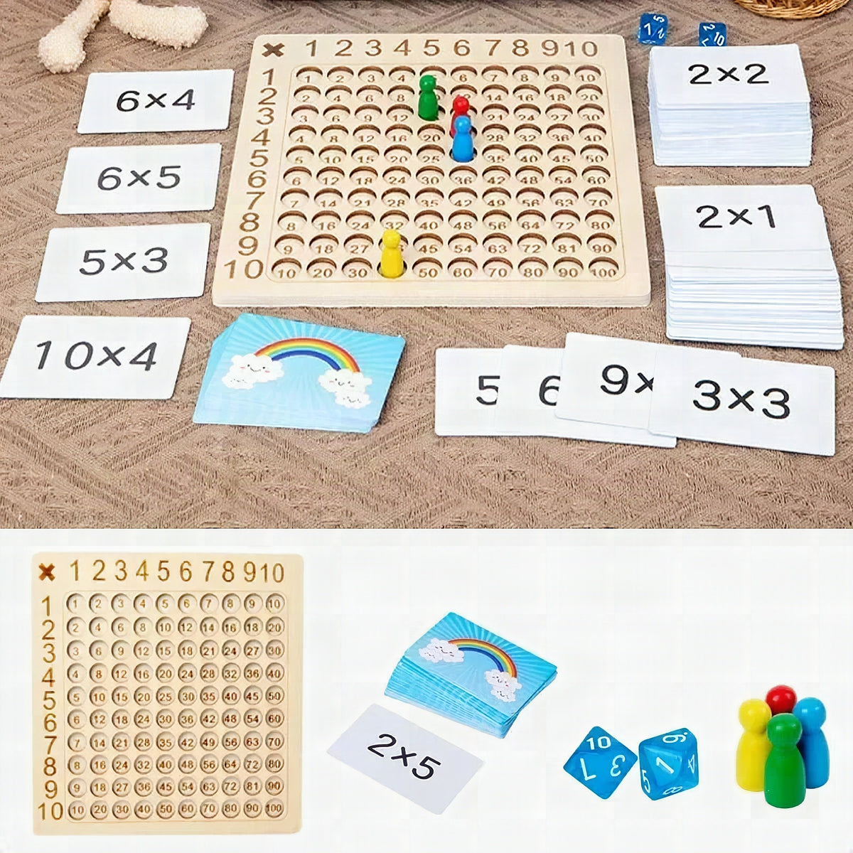 Juego de multiplicaciones para niños