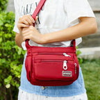 Bolso bandolera casual de nylon para mujer