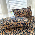 Funda nórdica de lujo con estampado de leopardo