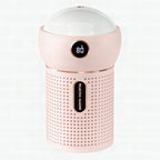 Mini humidificador portátil recargable 3 en 1 con proyección dinámica 360° y luz nocturna