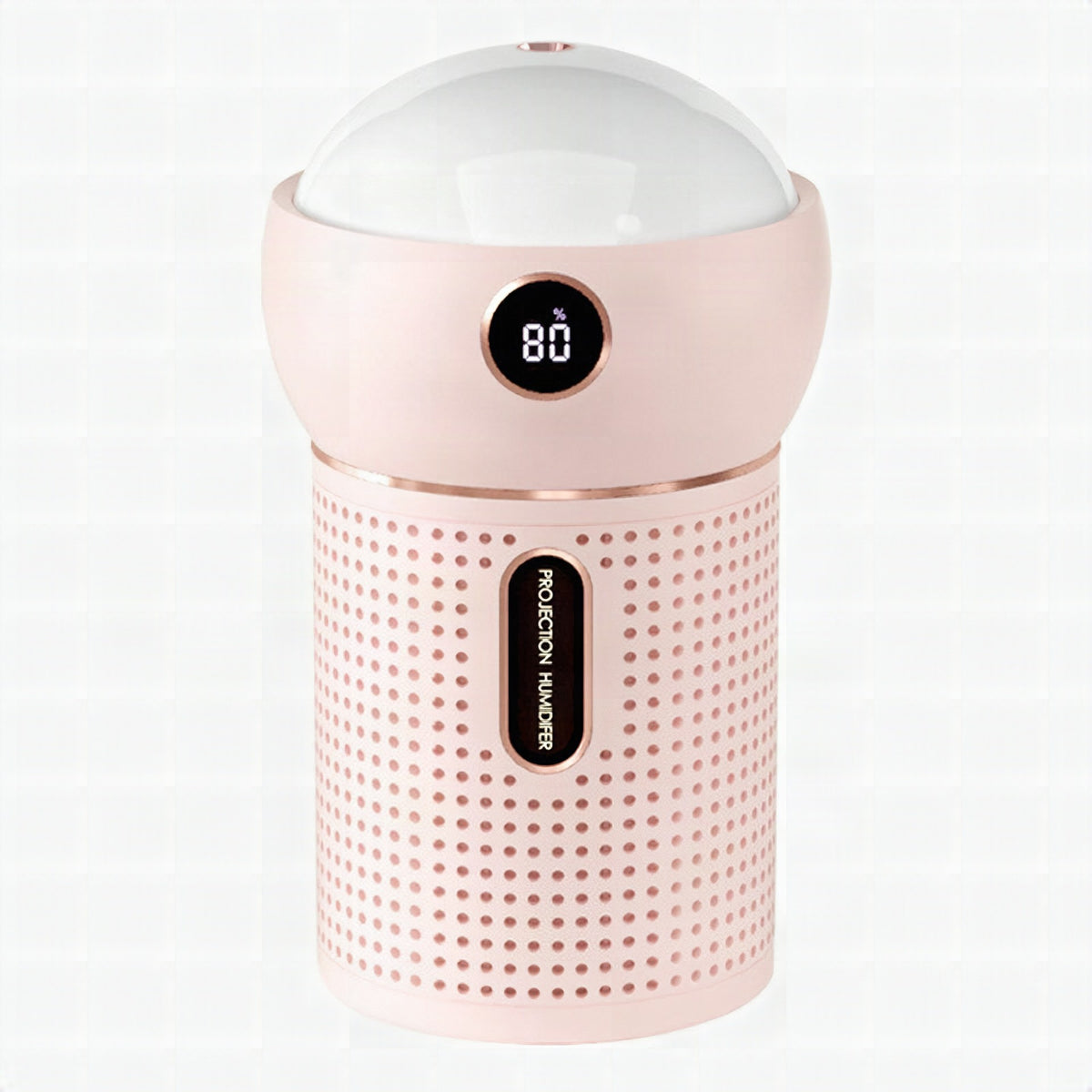 Mini humidificador portátil recargable 3 en 1 con proyección dinámica 360° y luz nocturna