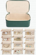 Joyero con compartimentos transparentes – organiza y protege tus joyas