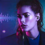 Auriculares Bluetooth impermeables con ajuste ergonómico y control táctil para deportistas