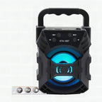 Altavoz inalámbrico SoundPulse con Bluetooth, FM, USB y espectáculo de luces