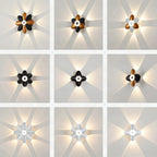 Lámpara de jardín LED en forma de flor con diseño elegante