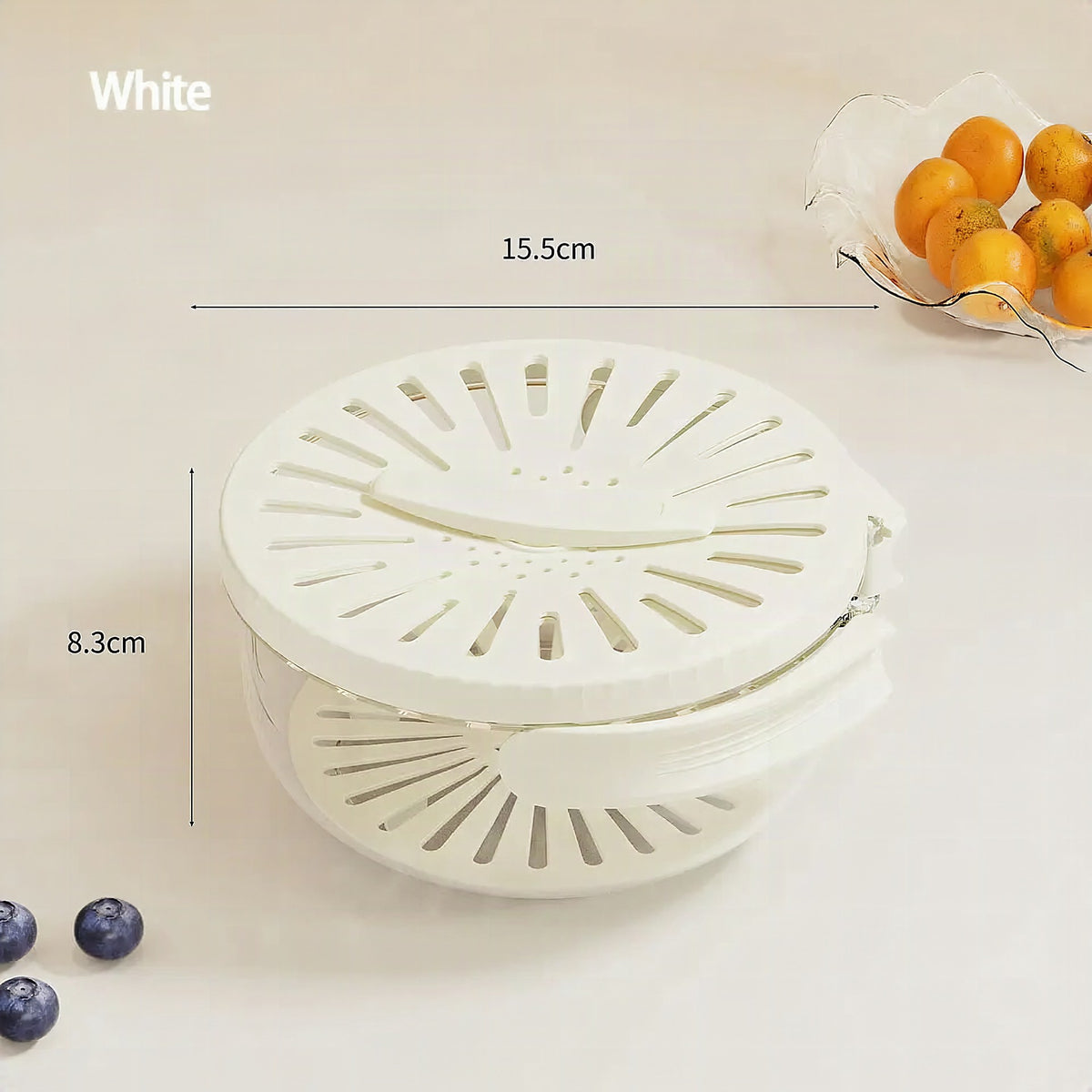 Bol multifunción con escurridor para lavar frutas y verduras