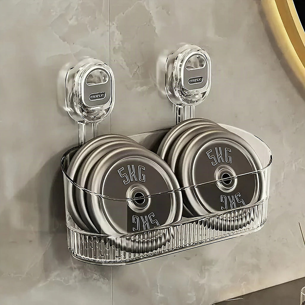 Organizador de baño de cristal elegante