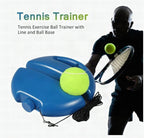 Base de entrenamiento de tenis con pelota y cuerda elástica