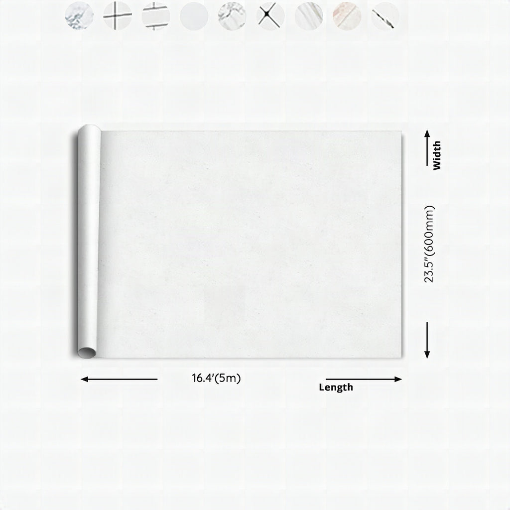 Papel pintado autoadhesivo PVC impermeable 60 × 500 cm para cocina y baño