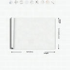 Papel pintado autoadhesivo PVC impermeable 60 × 500 cm para cocina y baño