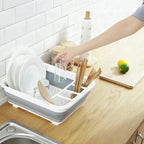 Escurridor plegable TrockniQ con drenaje de agua
