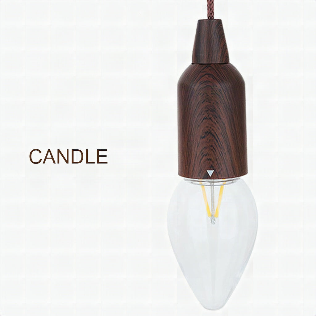 Bombilla LED recargable minimalista para exterior, camping, porche y jardín