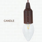 Bombilla LED recargable minimalista para exterior, camping, porche y jardín