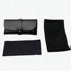Cartera elegante de piel sintética