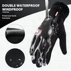 Guantes unisex térmicos para actividades al aire libre en invierno