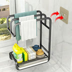 Organizador y escurridor de paños de cocina