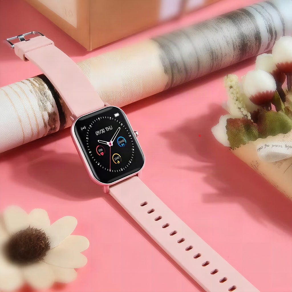 Smartwatch digital multifunción dorado