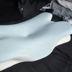 Almohada ergonómica de contorno con superficie refrigerante