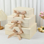 Caja de regalo magnética premium con luces LED y tarjeta de felicitación