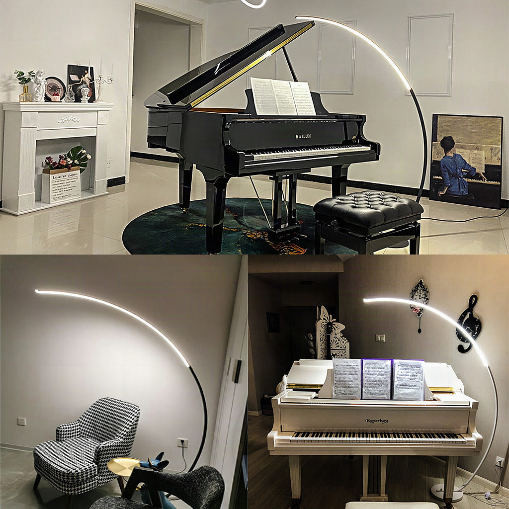 Lámpara de pie LED moderna regulable