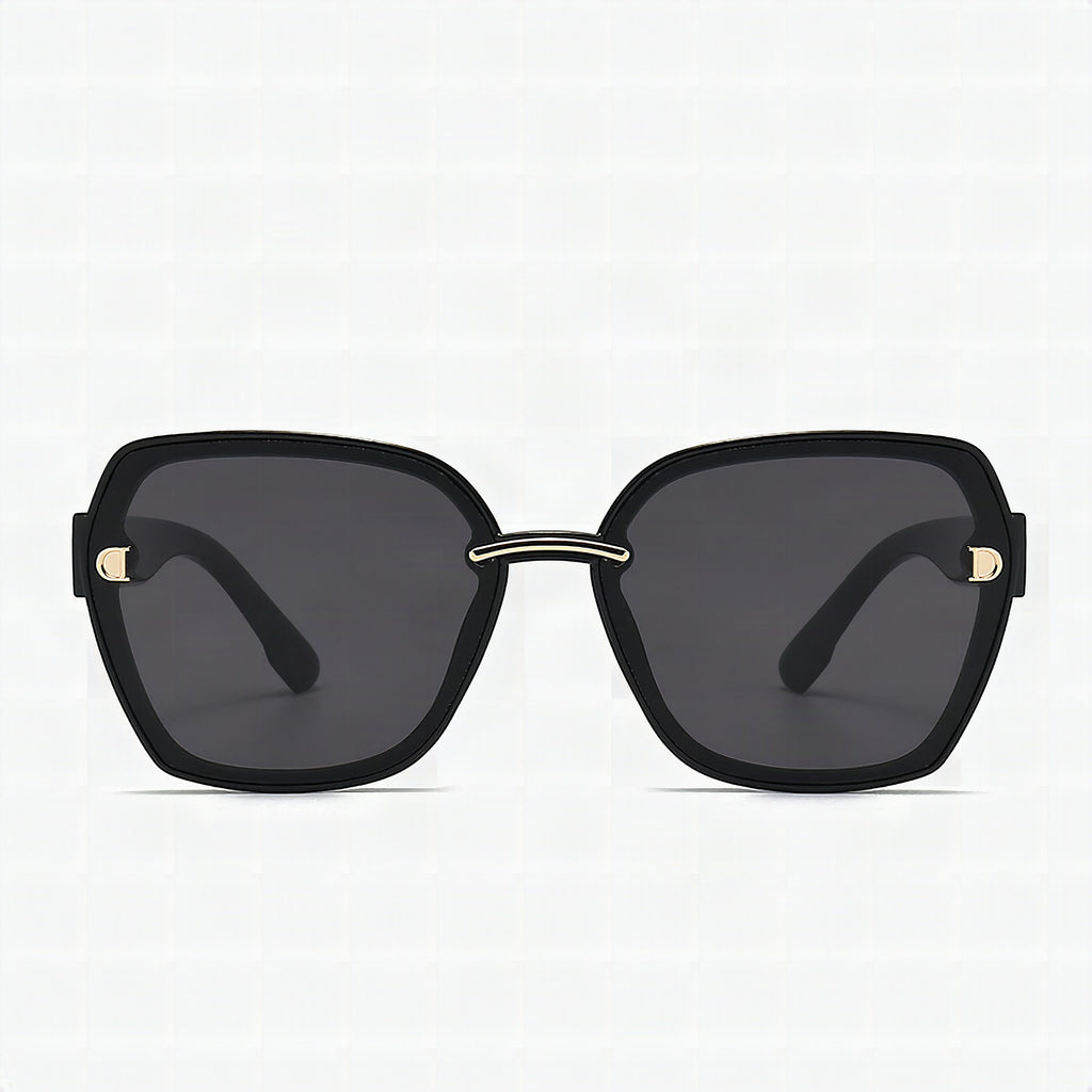 Gafas de sol para mujer con montura cuadrada y detalles elegantes