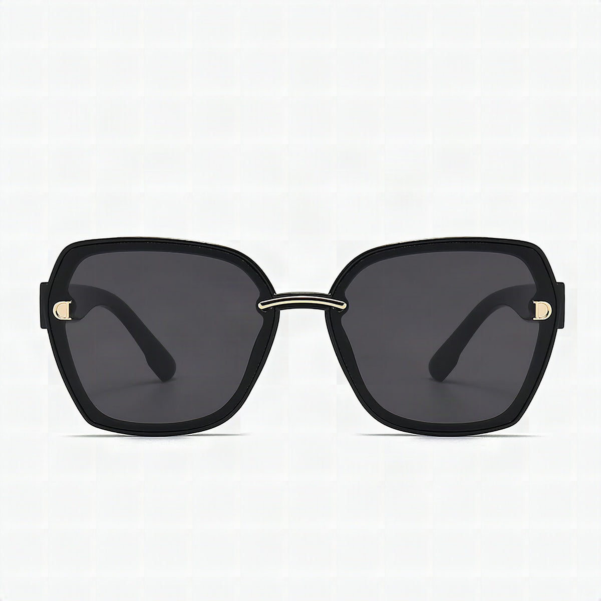 Gafas de sol para mujer con montura cuadrada y detalles elegantes