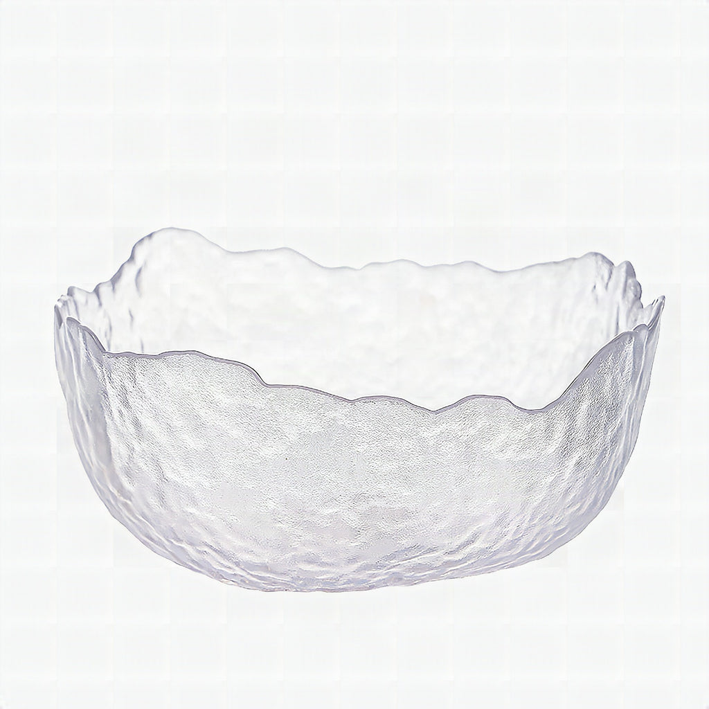 Bol decorativo ondulado de cristal