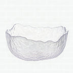 Bol decorativo ondulado de cristal