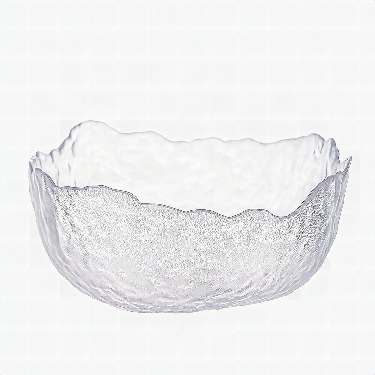 Bol decorativo ondulado de cristal