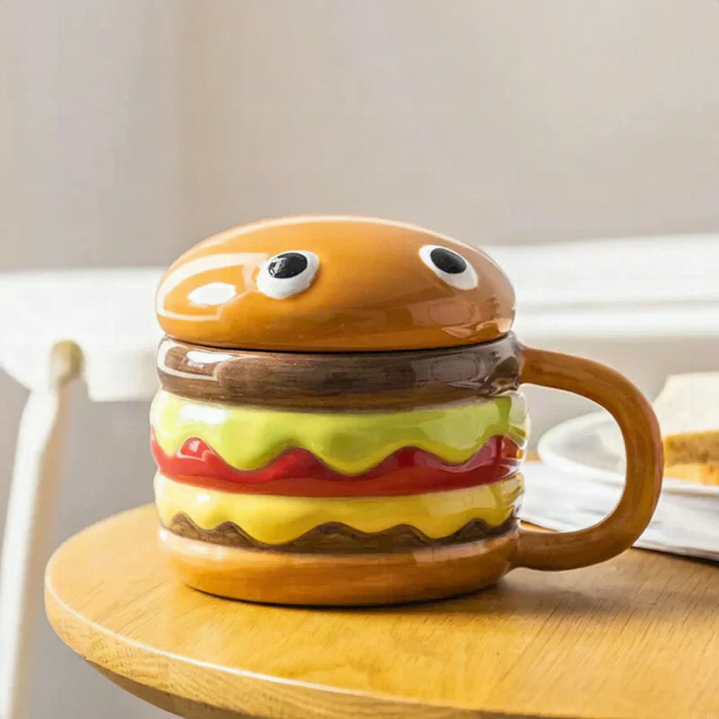 Taza con forma de hamburguesa – Diseño original y divertido