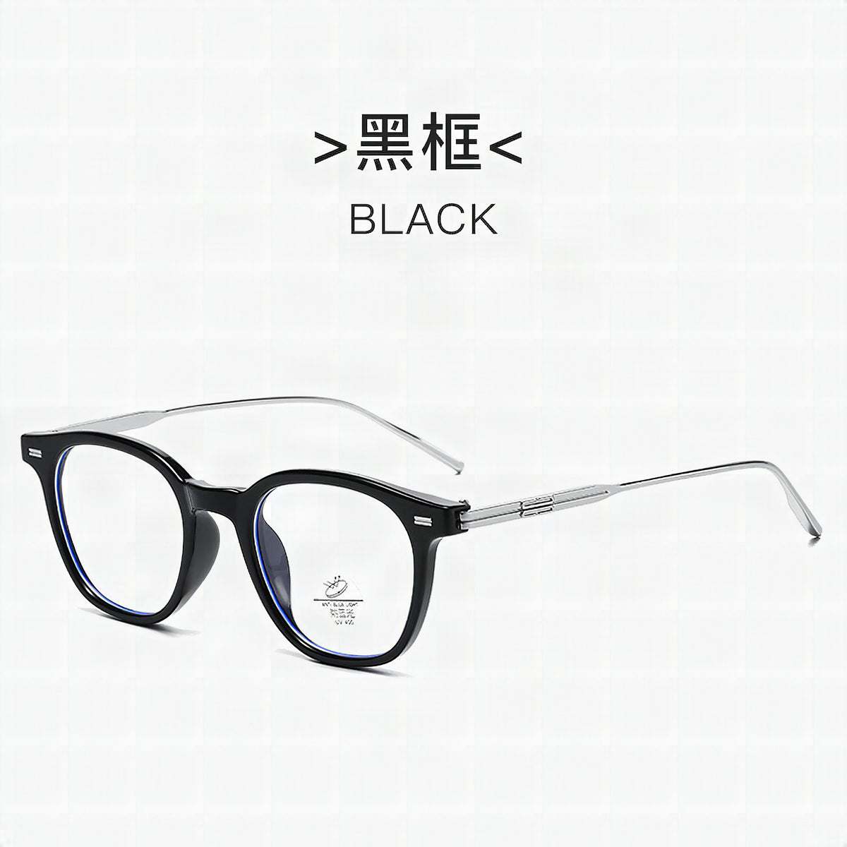 Gafas de diseño para mujer con montura de plástico resistente y detalles elegantes