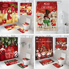 Set de baño temático navideño