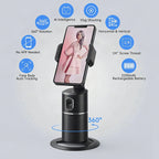 Soporte automático para móvil con reconocimiento facial