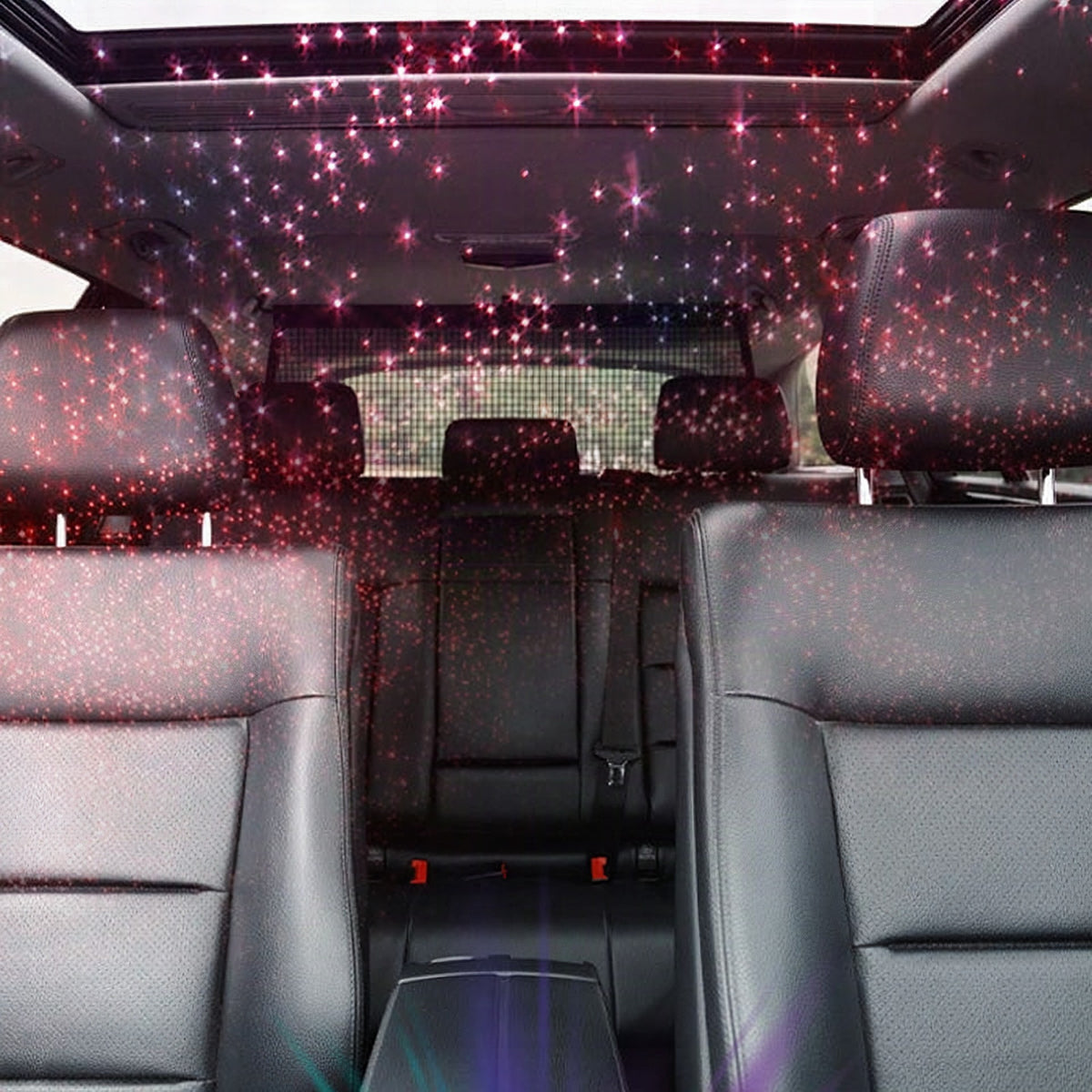 Cargador de coche con luz de estrellas