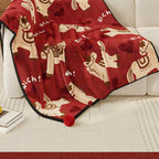 Manta decorativa de felpa suave