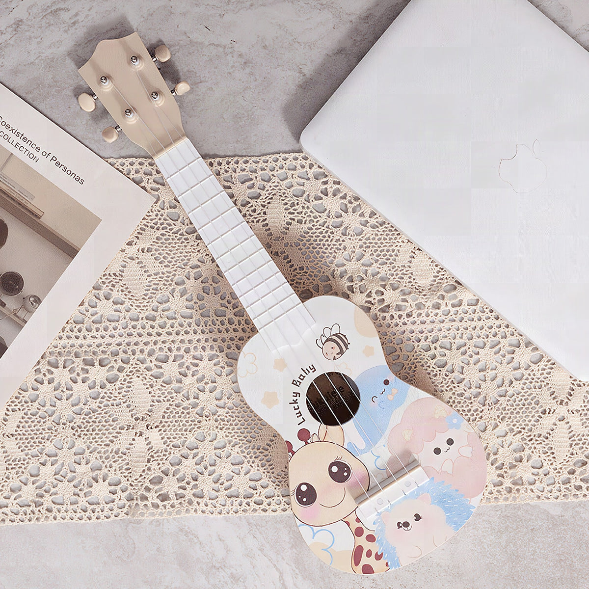 Mini ukelele decorativo infantil