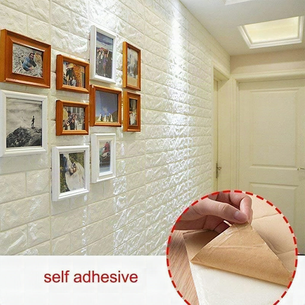 Paneles decorativos 3D autoadhesivos para pared