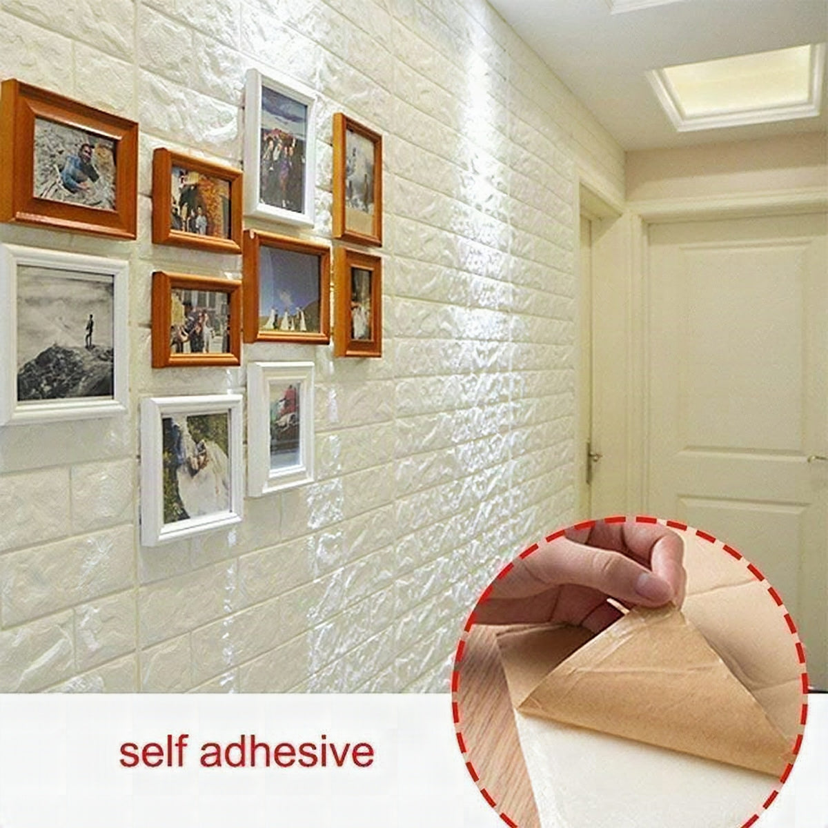 Paneles decorativos 3D autoadhesivos para pared