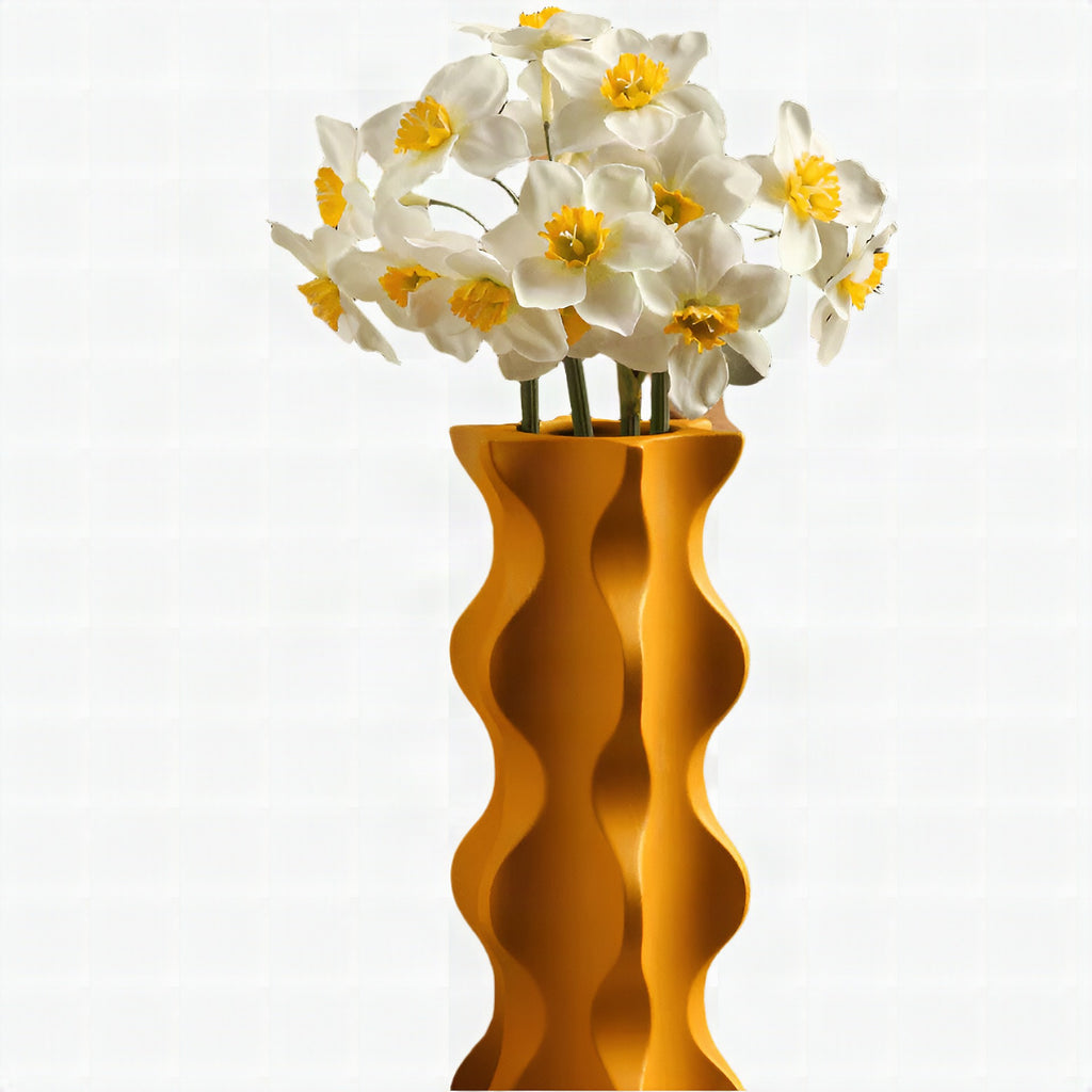 Jarrón de cerámica elegante para arreglos florales