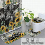 Conjunto de baño con estampado floral digital