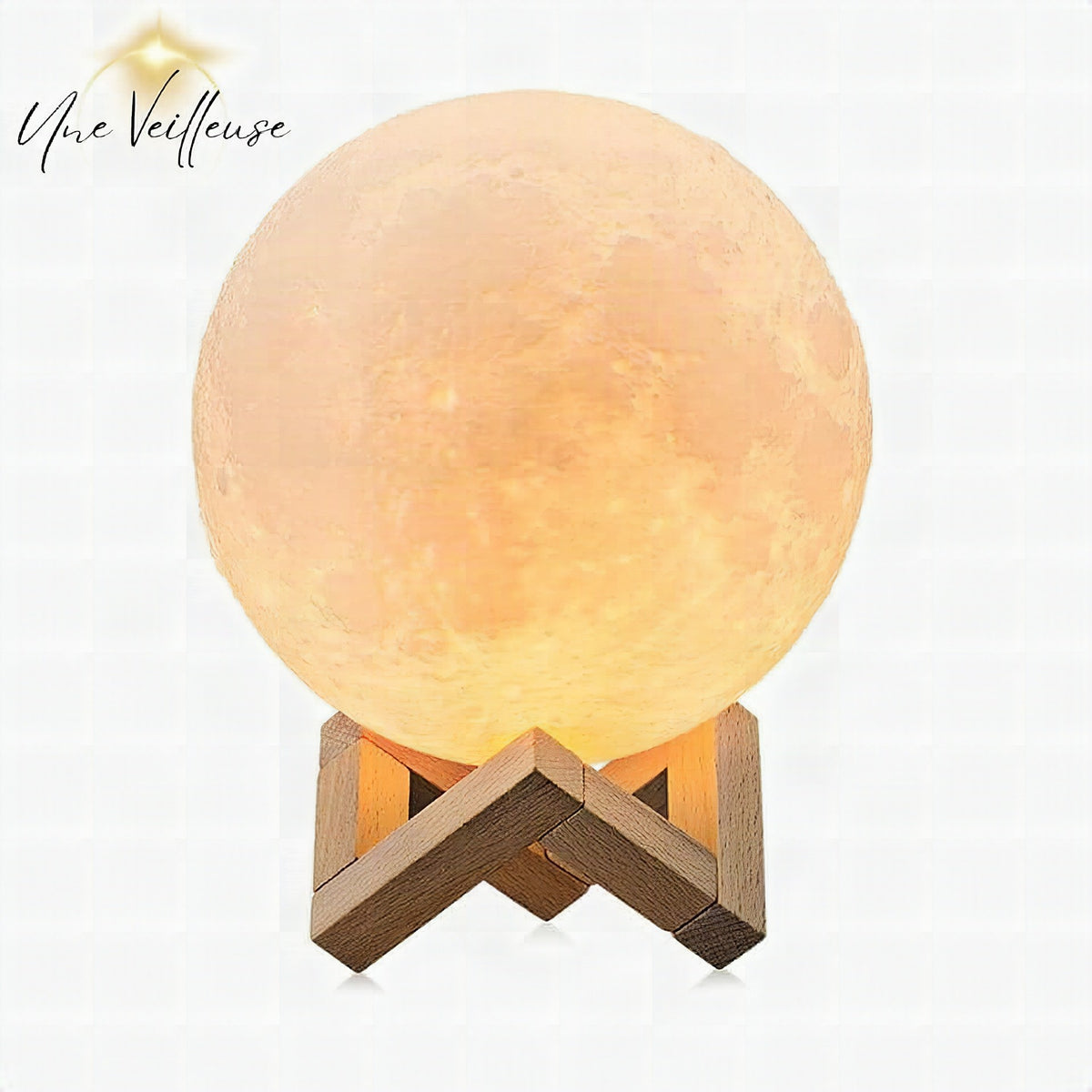 Lámpara de mesita de noche diseño luna LunarLight™