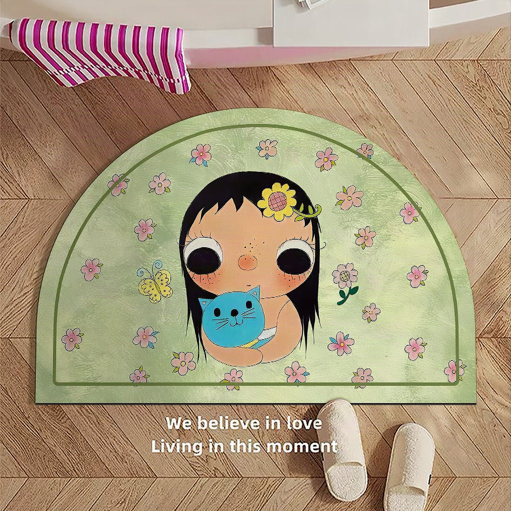 Alfombra de baño con diseño de dibujos animados