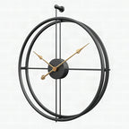 Reloj de pared silencioso nórdico minimalista de 50 cm