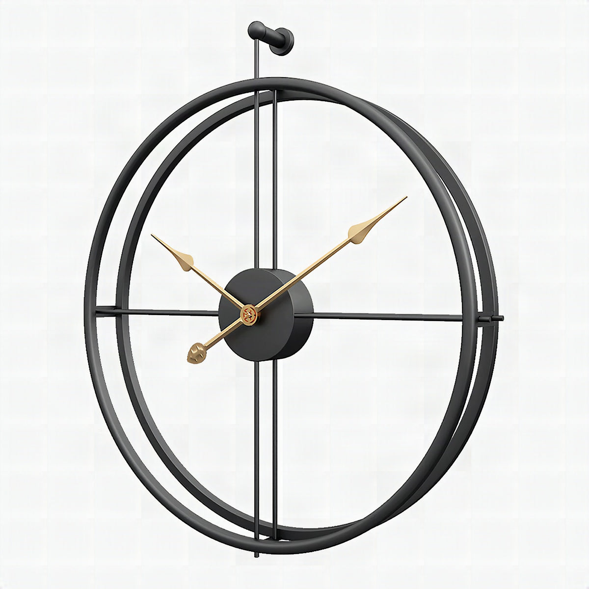 Reloj de pared silencioso nórdico minimalista de 50 cm