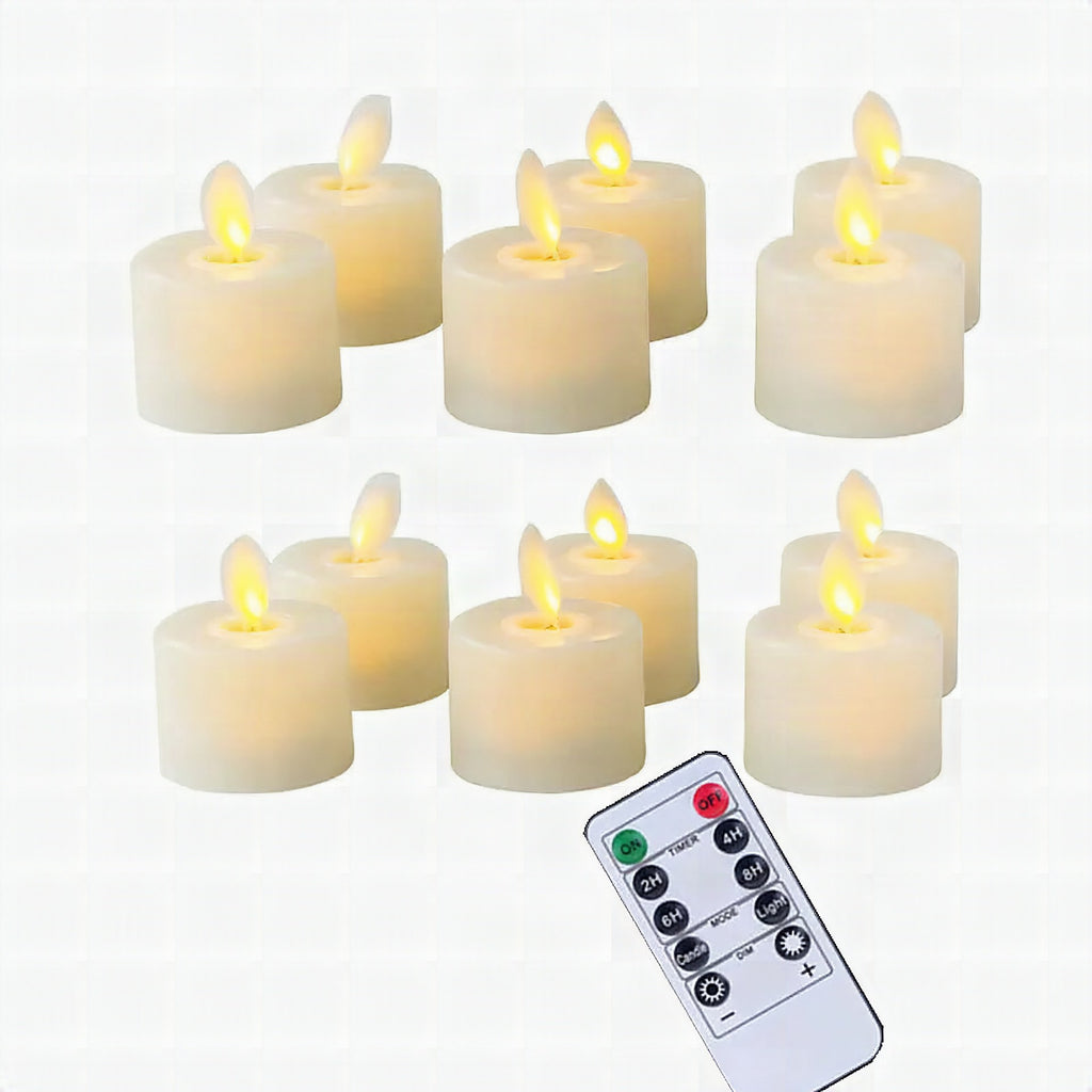 Set de velas LED con mando a distancia